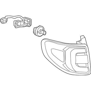 GMC 19433882 Tail Lamp