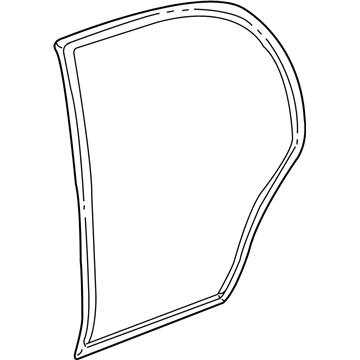 2010 Cadillac DTS Door Seal - 25721149