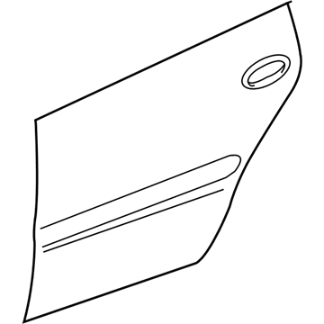 GM 19120255 Panel Asm,Rear Side Door Outer (LH)