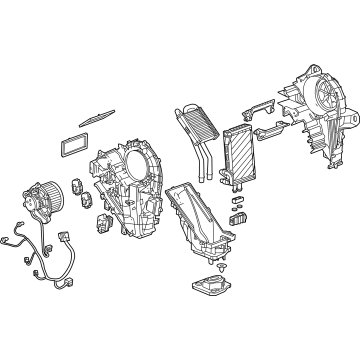 Chevy 84861479 A/C & Heater Assembly