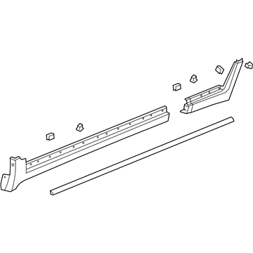 GM 95374111 Molding Assembly, Rkr Pnl *Anthracite