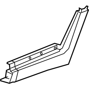 GM 95248168 Molding Assembly, Rkr Pnl Rr *Anthracite