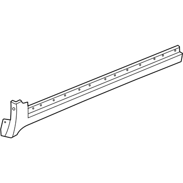 GM 95374124 Molding Assembly, Rocker Panel Front *Service Primer