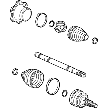 Chevy 84842044 Axle Assembly