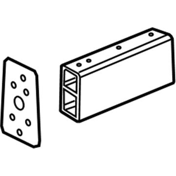 Cadillac 84087436 Rail End