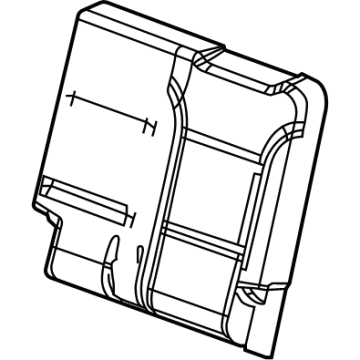 GM 84738146 Cover Assembly, 3Rd Row St Bk *Gideon