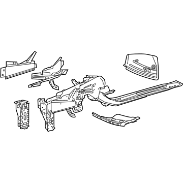 Chevy 84064790 Lower Rail Assembly