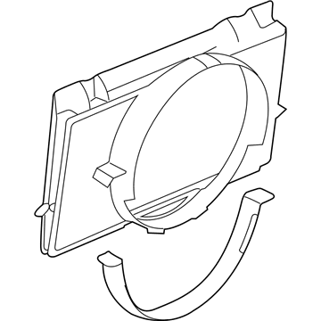 Hummer 15183154 Fan Shroud