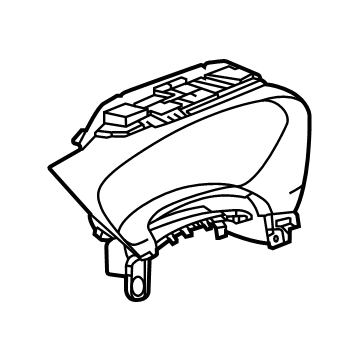 GM 84751385 Plate Assembly, I/P Cstr Tr *Jet Black