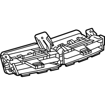 GM 84732086 Outlet Assembly, I/P Ctr Air *Jet Black