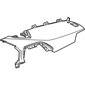 GM 84849840 Panel Assembly, I/P Upr Tr *Searock Grayy