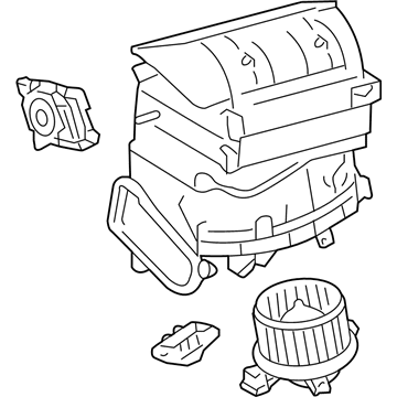 2010 Pontiac Vibe Blower Motor - 19184661