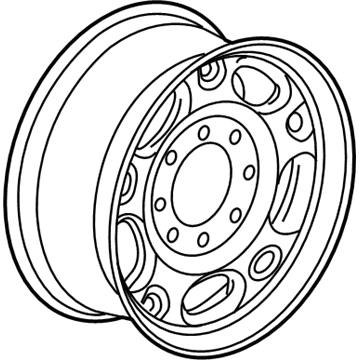 Chevy 12368964 Wheel, Alloy