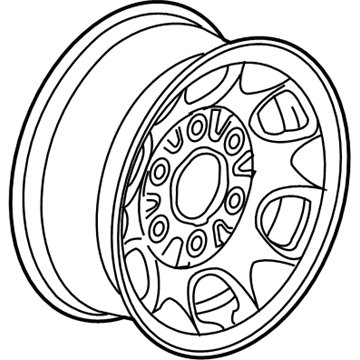 Chevy 19417140 Wheel, Steel