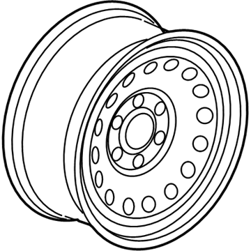 Chevy 9595396 Spare Wheel