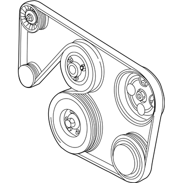 Cadillac CTS Drive Belt - 19355373