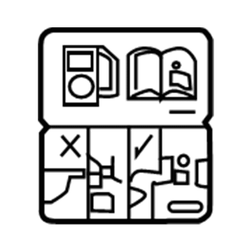 GMC 84089673 Fuel Label