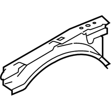 GM 25796737 Rail Assembly, Front Compartment Upper Side