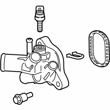 Chevy 12707589 Water Outlet