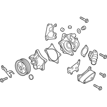 Chevy 25204309 Water Pump