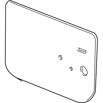 GM 15766962 Deflector Assembly, Auxiliary Front Side Door Water