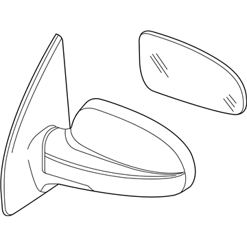 GM 96458175 Mirror,Outside Rear View