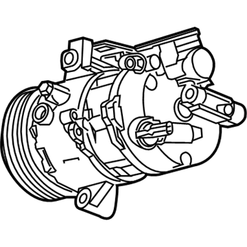 2014 Cadillac CTS A/C Compressor - 86801131