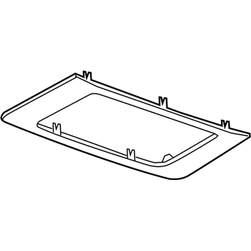 Buick 13279887 Lamp Bezel