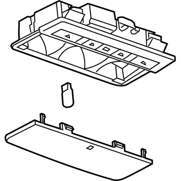 Buick 22856790 Reading Lamp Assy