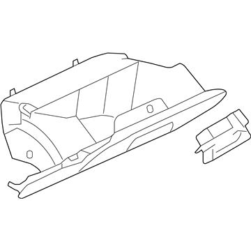 GM 20924444 Compartment Assembly, Instrument Panel *Neutral L