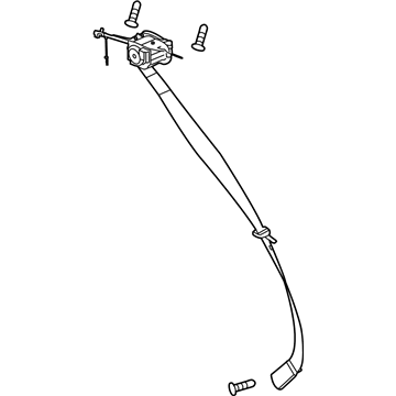 Saturn 15887906 Retractor Assembly