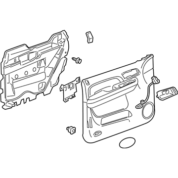 Chevy 25780114 Door Trim Panel