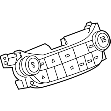 GM 23430067 Control Assembly, Amplitude Modulation/Frequency Modulation Stereo Radio