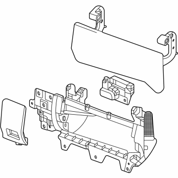 GM 85610057 COMPARTMENT ASM-I/P UPR (W/ DOOR) *PALDAO