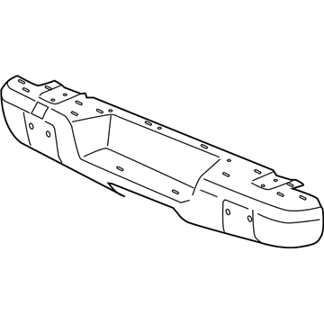 GM 15906921 Bar, Rear Bumper Imp