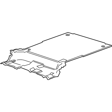 GM 15111898 Carpet Assembly, Rear Floor Panel *Pewter I