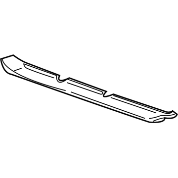 GM 10390986 Plate,Rear Floor Rear Trim