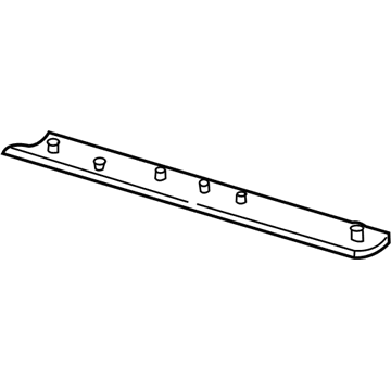 GM 15747516 Molding Assembly, Back Body Opening Garnish *Oak