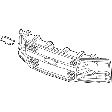 GM 22881260 Grille Assembly, Radiator