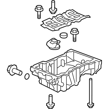 Cadillac 12666371 Oil Pan