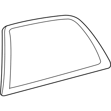 GM 22798070 Molding Assembly, Rear Side Door Window Reveal