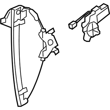 Saturn 23196465 Window Regulator