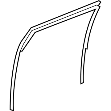 GM 96857717 Channel,Rear Side Door Window