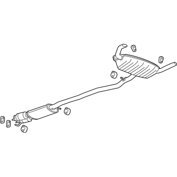 GM 19420275 MUFFLER ASM,EXH (W/ EXH AFTERTREATMENT)