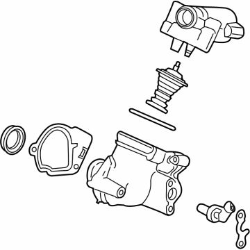 Cadillac 12690768 Thermostat Housing