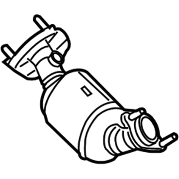 2006 Cadillac CTS Catalytic Converter - 10358090