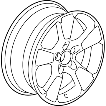 Chevy 22978121 Wheel, Alloy