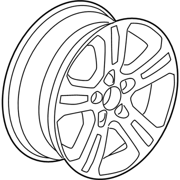 Chevy 22978103 Wheel, Alloy