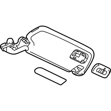 GM 84831338 Sunshade Assembly, . *Sky Cool Gra