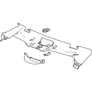 GM 84797956 Molding Assembly, W/S Upr Garn *Twilight Blu